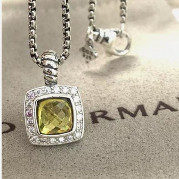 Sterling Silver Albion Passionate And Diamond  Necklace - Picture 6 of 7